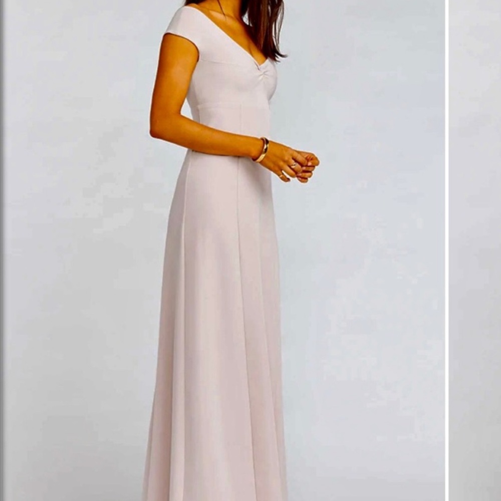 Show Me Your Mumu Zurich Knot Gown In Show Me The Ring Stretch Crepe